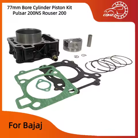 Motorcycle 77mm Bore Cylinder Piston Kit For BAJAJ Pulsar 200NS Rouser 200 NS RS BS3 36JL0007 JL5210