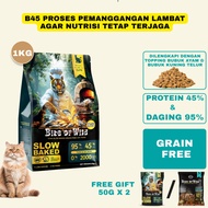 Bite of Wild P42 F42 K42 B45 1kg Free 50gr 2pcs - Dry Cat Food 1kg Pack Catfood Grainbebas