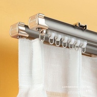 Famous Sliding Track Aluminum Alloy Luo Mute Single Track Curtain Straight Track Sliding Track Track