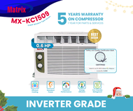 Matrix Aircon Shop PH - Mx-KC1509 0.6HP Window Type Aircon (Inverter Grade)  - Home Appliacnes - Ene