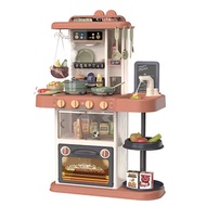 GOOGOO BIRD Little Chef Kitchen Pretend Cooking Play Set Toys For Kids Spray Mist Music Light - Main