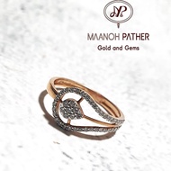 0.27CT LADIES DIAMOND RING-18K GOLD DIAMOND RING-18K GOLD FANCY DIAMOND RING-18K GOLD FANCY LADIES D