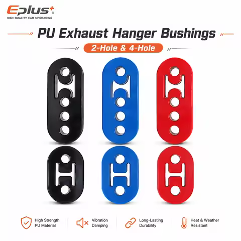 Universal PU Exhaust Hanger Bushings 2 Hole & 4 Hole Polyurethane Exhaust Pipe Mount Insulator for C
