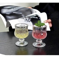 Box of 6 rock Wine Glasses, Western Wine Glasses, Whiskey Glasses