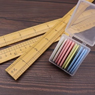 Bamboo Tailor Ruler Tailor Painting Powder Set Tailor Ruler Tailor Set Tailor Tool