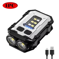 BALDR Portable Mini Keychain Flashlight Led Bright EDC Torch Magnetic Cap Clip Lamp Flash Light Outd