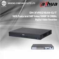 Dahua WizSense DH-XVR5216AN-I3/T | DH-XVR5116HS-I3/T 16CH Penta-brid 5MP Value/1080P 1U 2HDDs WizSen