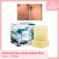 100% NATURAL SEA SALT SOAP BAR WITH GOAT MILK FOR FACE AND BODY MILD AND GENTLE SOAP NET