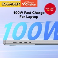 New Essager 100W Type-C to Type-C Cable, PD Fast Charging USB-C Charger Cord for iPhone, MacBook, iP