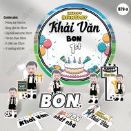 B79 - Juventus football birthday Combo for boys