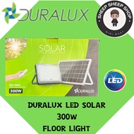 (Sirim) IP65 Duralux Solar Led Flood Light 100W 200W 300W Solar Led Sport Light With Remote Control