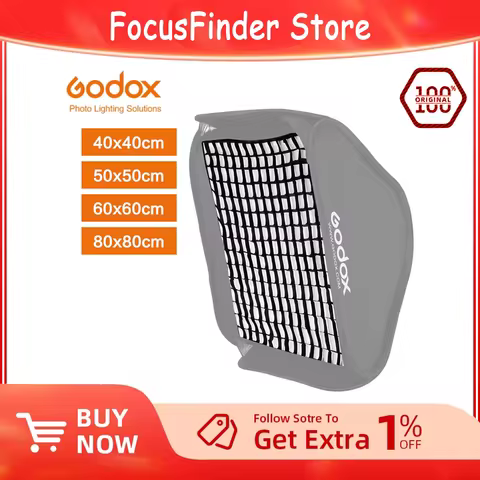 Godox Grid Portable 80X80cm 60X60cm 50x50cm 40x40cm Photo Softbox Honeycomb Grid for Studio Srobe Fl