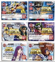 全新 聖鬥士 扭蛋 青銅 黃金 12官 天界 海皇 大全套 共6套 (Z）