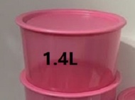 Tupperware one touch pink topper 1.4L