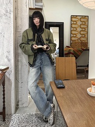 Nanni สีเขียว Peplum เสื้อแจ็คเก็ต ผู้หญิง ฤดูใบไม้ผลิ Early Season Small Size ทันสมัย ดีไซน์ Unique