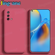 Jingsanc Ốp Điện Thoại Cho OPPO A74 4G/A54 4G/A94/A95/A76 Ốp Silicon Lỏng Mềm Cạnh Thẳng Vuông Thời