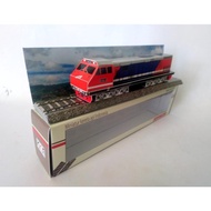 Lokomotif CC201 Sumsel Merah Biru - miniatur kereta api indonesia