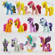 empayar_888 Win8Fong NEW My Little Pony Cake Toppers Cupcake 12 piece Set Toys Figurines Playset