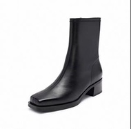 Staccato 真皮高踭彈力短靴 leather ankle boots oriental traffic joy & peace viva circus sam edelman ecco clar