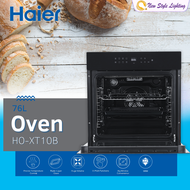 Haier HO-XT10B 76L SIRIM 11 Functions Triple Layer Tempered Glass Cover Stainless Steel Grill Bakery