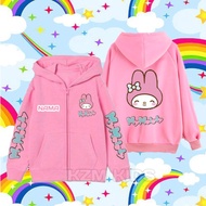 jaket zipper hoodie anak perempuan my melody gratis nama