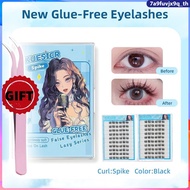 KUESICR Cluster False Eyelashes Extra Strong Black Glue Lightweight Reusable And It's Worth It.