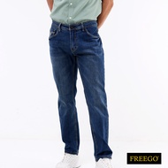 Freego Mens Denim Long Pants Slim Tapered Fit Stretch GBB23-0024