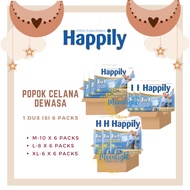 [1 BOX] Happy AdultPopok - 1 Carton of 6 Balls | M-10 X 6 packs | L-8 X 6 packs | XL-6 X6 packs