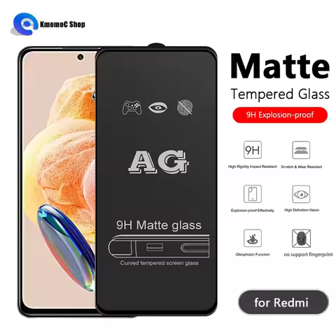 1PCS Matte Screen Protector For Xiaomi Redmi Note 13 Pro 5G 12 11 5G 12S Note 9 5G 11S 5G 10S 9S 8T 