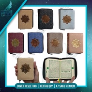 Quran Pocket Mushaf Al Wafa A7 Tsumun Zipper Halim Quran