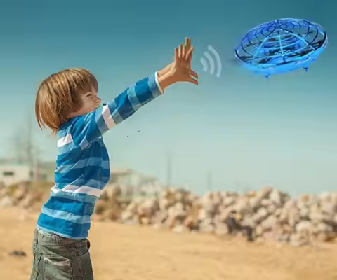 Anti-collision Flying UFO Helicopter Magic UFO Flying Ball Aircraft Sensing Mini RC Drone Toys UFO I