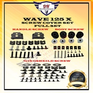 WAVE 125 X SCREW COVER SET HONDA ULTIMO WAVE125X FULL SET
