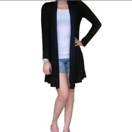 cardigan pocket bahan spandek rayon super