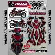 VELOZI RED TITAN 2025 BODY COVER SET BODY COVERSET YAMAHA Y16 V1 V2 ABS Y16ZR V1 V2 ABS MOTORCYCLE