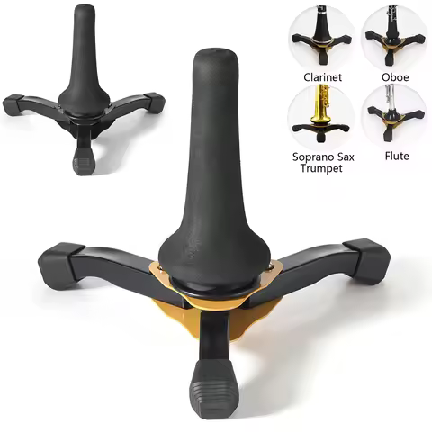 Tripod Stand for Trumpet Clarinet Flute Oboe Soprano Saxophone Portable Stand Wind Instrument Non-sl
