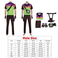 Gekko คอสเพลย์อะนิเมะเครื่องแต่งกาย VALORANT บทบาทเล่นเสื้อยืดกางเกงเข็มขัดชุดผู้ชายชุดลำลองฮาโลวีน 