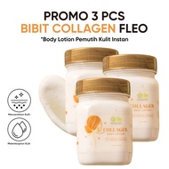 [PROMO 3 Botol]  Fleo Bibit Collagen Original – Bitcol Body Lotion Whitening & Moisturizing dengan U