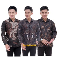 KEMEJA Azriel Batik Shirt for Men, Premium, Cool, Comfortable