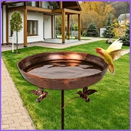 Outdoor Bird Bath Garden Bird Drinker Garden Hummingbird Bath for Gardeners Homeowners Nature Lovers