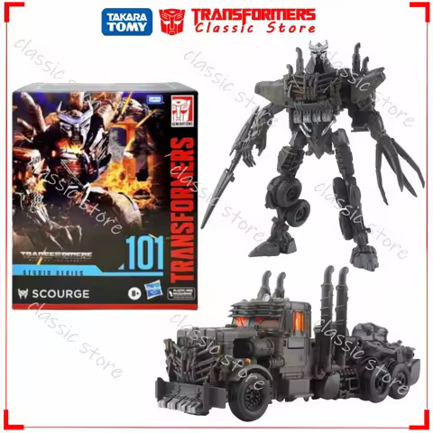 In Stock Classic Transformers Toys Studio Series SS-101 Leader Class Scourge Cybertron Autobots Acti