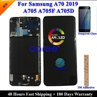 จอ LCD OLED AMOMLED ขนาด6.5นิ้วเหมาะสำหรับ Samsung A70 2019 A705จอแอลซีดี A70เหมาะสำหรับ Samsung A70