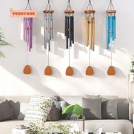 PEONYTWO Metal Tubes Windchime, 26/32/37 Inch Aluminum Aluminum Wind Chimes,  Pendant 6 Rods Zen Atm