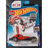 HOT WHEELS CRUELLA DE VIL DISNEY 101 DALMATIANS FACTORY SEALED 2019