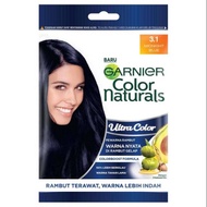 Garnier Color Natural Ultra Color - 3.1 Midnight Blue Sachet / Semir Rambut / Cat Rambut / Pewarna R