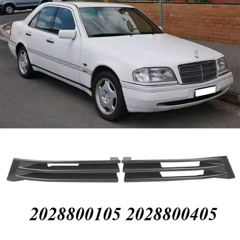 For 1994-1997 Mercedes-Benz W202 C220 C230 C280 Front Bumper Tow Hook Eye Ventilation Grill 20288001