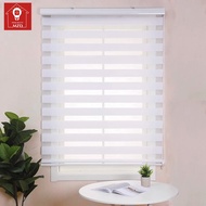 MZD No Punch Blinds Thickened Roller Blinds Bedroom Blackout Bathroom Waterproof Bathroom Office Lift Roll Pull Type