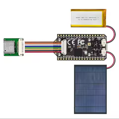 Meshtastic Heltec Wifi LoRa 32 V4 GPS 0.96inch OLED ESP32 SX1262 Solar Powered Dev-Board WiFi BLE Lo