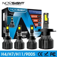 YOOGOO Novsight Lampu Depan Mobil N39 9005 H1 H4 H7 H11 72w 10000lm Lampu Kabut Car Led Headlight Fo