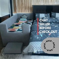 Toddler Bed / Kids Bed Fence / Katil Budak / Baby Cot / Co Sleeper - Bed frame  - Mattress(Chat Befo