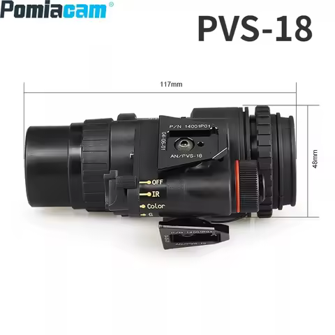 PVS-18 Hunting Monocular NVG Scope HD Infrared Digital Camping Device Head-Mounted Hunting Camera In